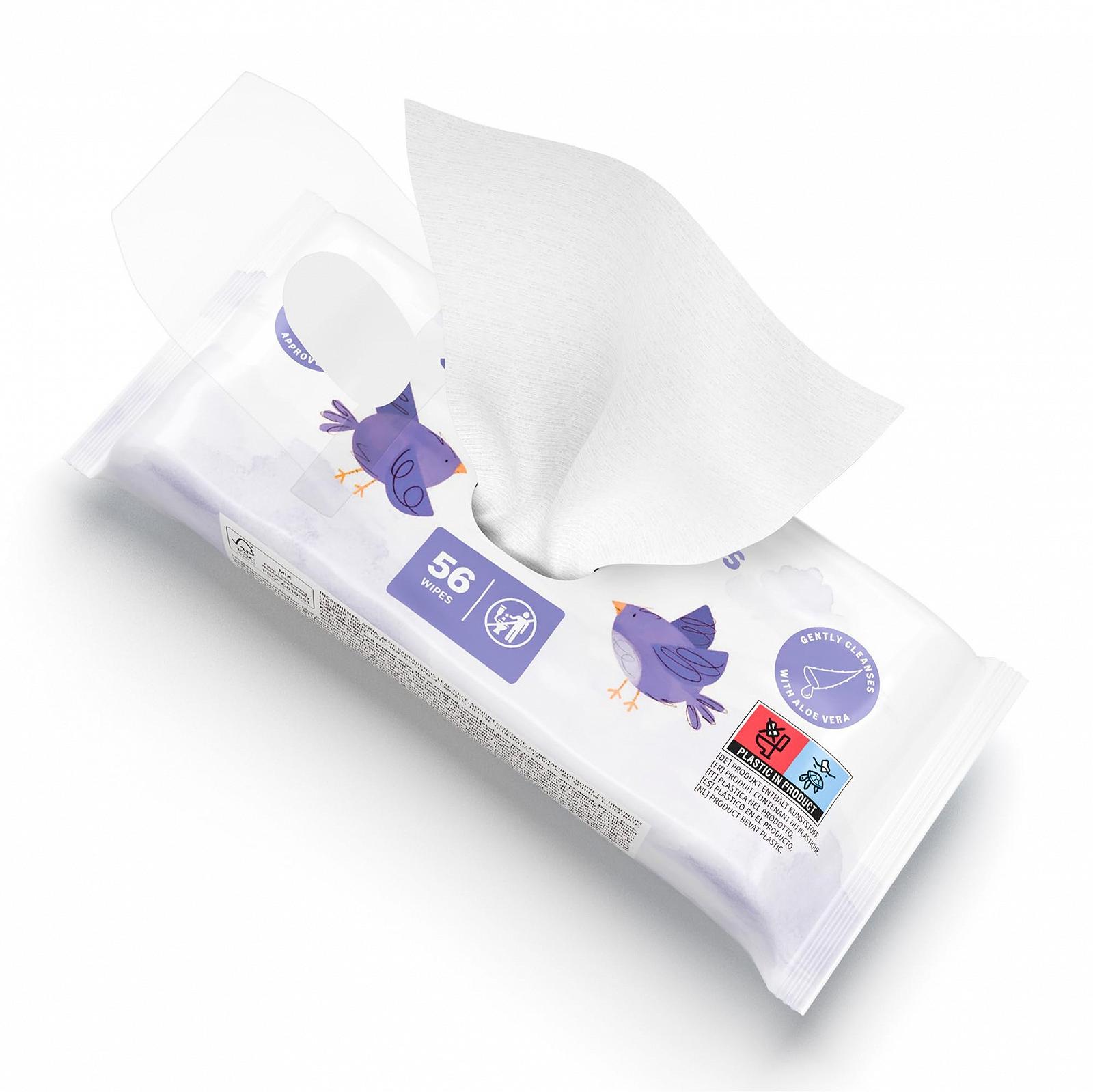 Серветки дитячі Mama Bear Sensitive, 1008 штук, фото №5
