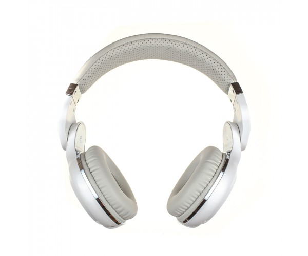 Бездротові Bluetooth навушники Bluedio T2 Plus з вбудованим радіо Білий, фото №3