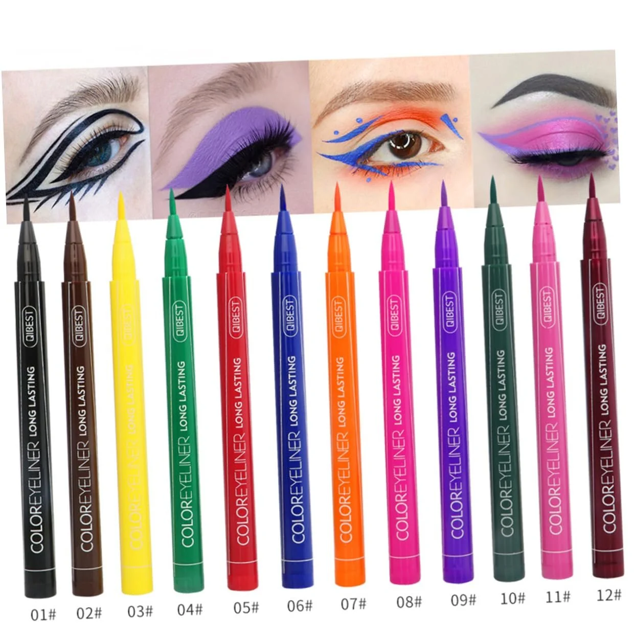 Eyeliner minkissy 24 Stk Neon, водостійка, Рідка, матовий, фото №7