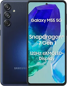 Смартфон Samsung Galaxy M55 5G 6.7" Octa Core 8/256 ГБ Azzurro - Фото 1