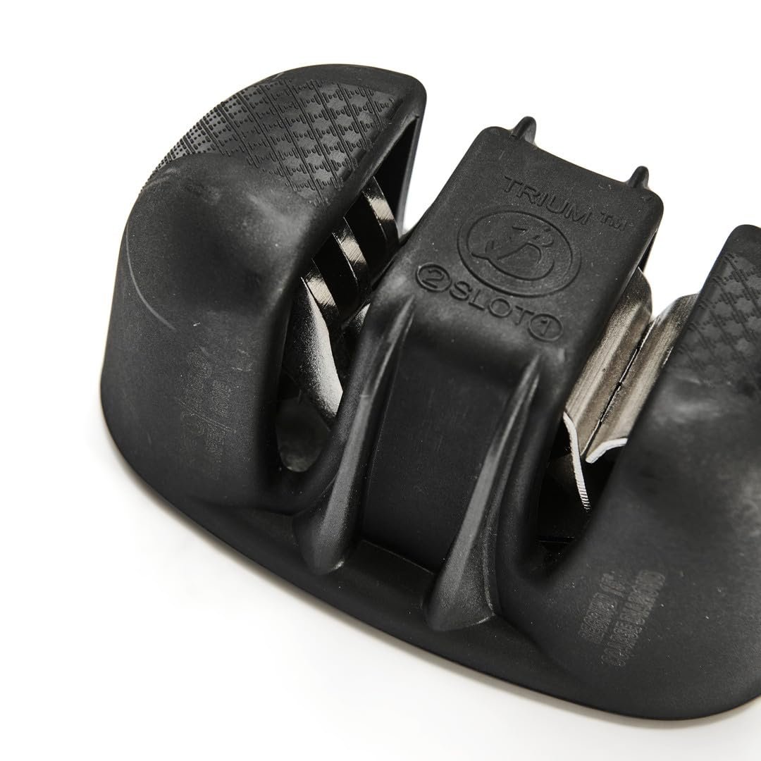 Ручна точилка De Buyer Trium 3-ступінчаста сталева чорна 15,6 x 10,21 x 6,4 см, фото №3