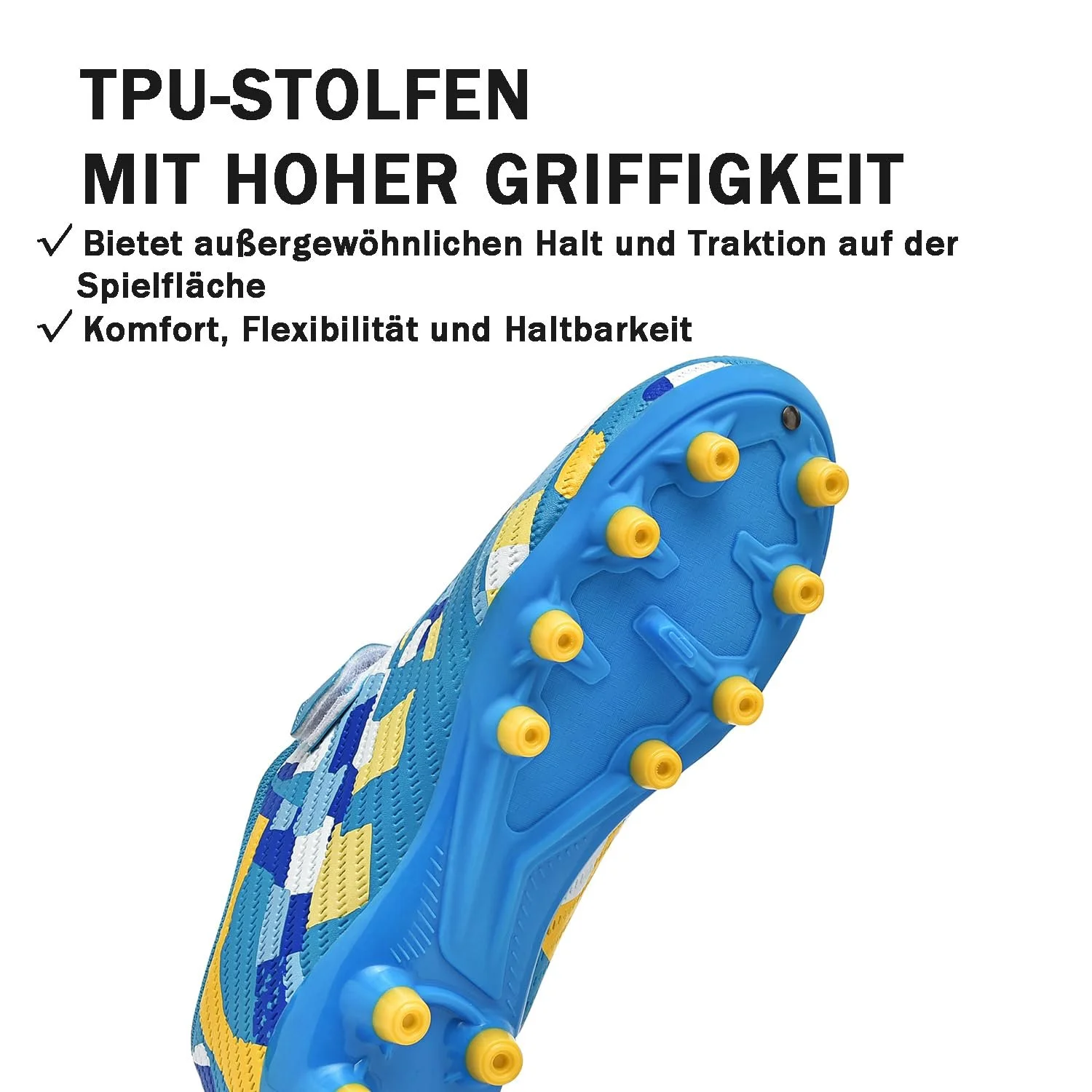 Футбольные бутсы Детские Легкие Дышащие для мальчиков и девочек Удобные Нескользящие Прочные с шипами для тренировок, фото №6