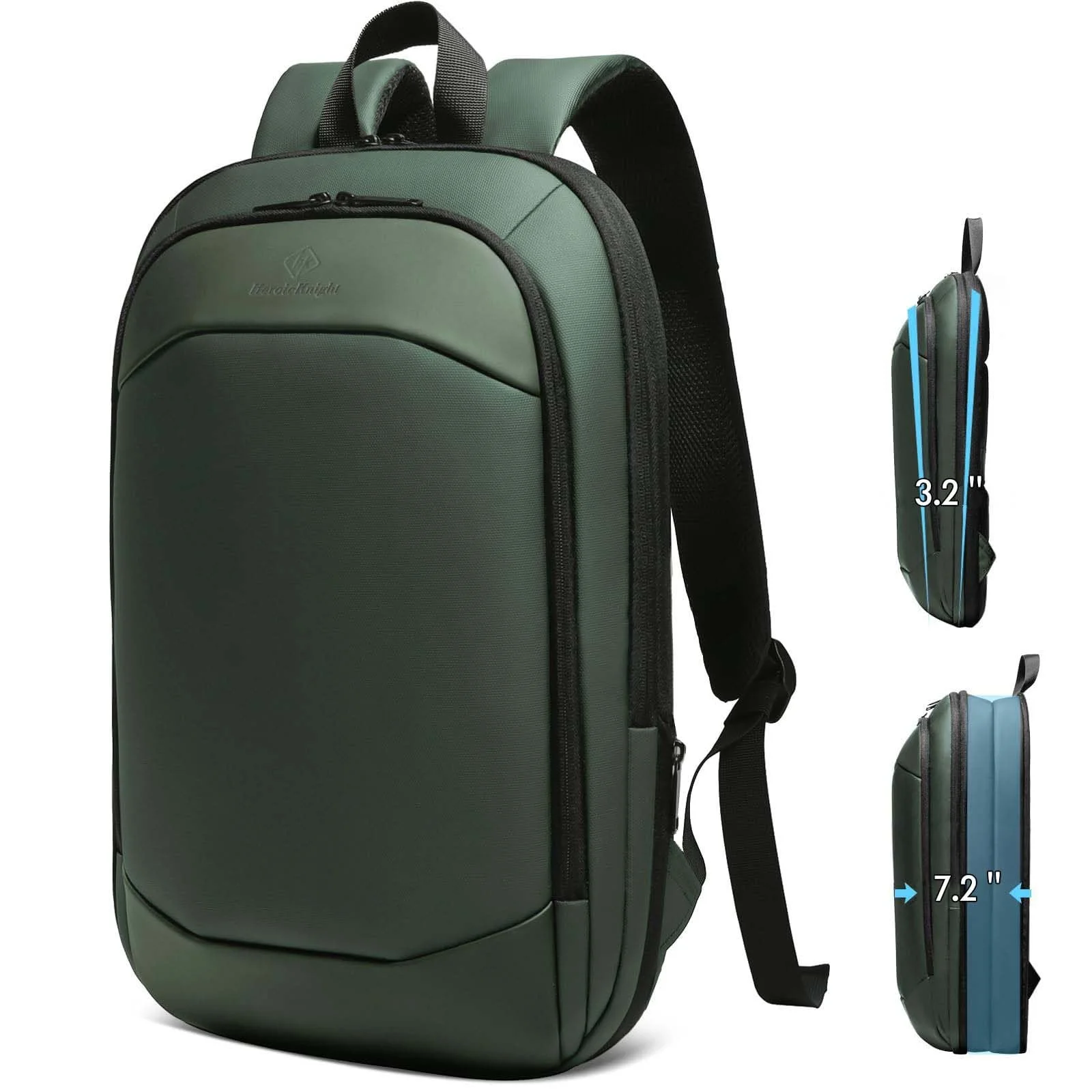 Рюкзак для ноутбука Business Lightweight 15.6 дюймів Waterproof Expandable Green, фото №1 Рюкзак для ноутбука Business Lightweight 15.6 дюймів Waterproof Expandable Green, фото №1
