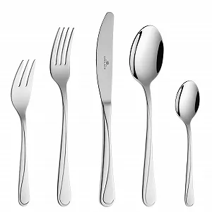 Купити Набір столових приборів Gerlach 1760, нержавіюча сталь, 6 персон, 30 предметів, ніж, виделка, ложка, блискучий - Фото 1 Набір столових приборів Gerlach 1760, нержавіюча сталь, 6 персон, 30 предметів, ніж, виделка, ложка, блискучий - Фото 1