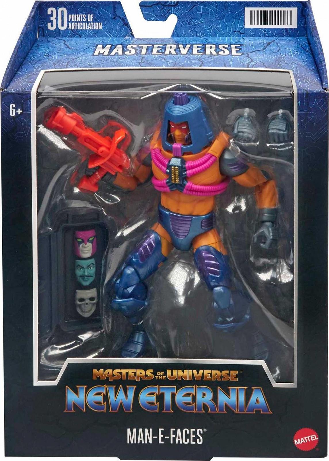 Фігурка Man-E-Faces MASTERS OF THE UNIVERSE Masterverse Deluxe з 6 змінними обличчями та камуфляжним чохлом, фото №2