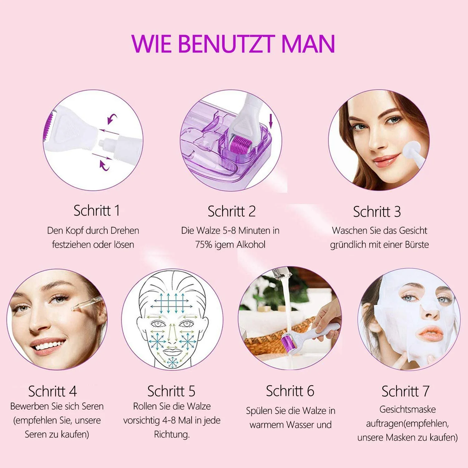 Derma Roller KOI BEAUTY 6 в 1 Microneedling, фото №7