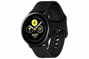 Смарт-часы Samsung Galaxy Watch Active, черные synthetic.ua - Фото 1