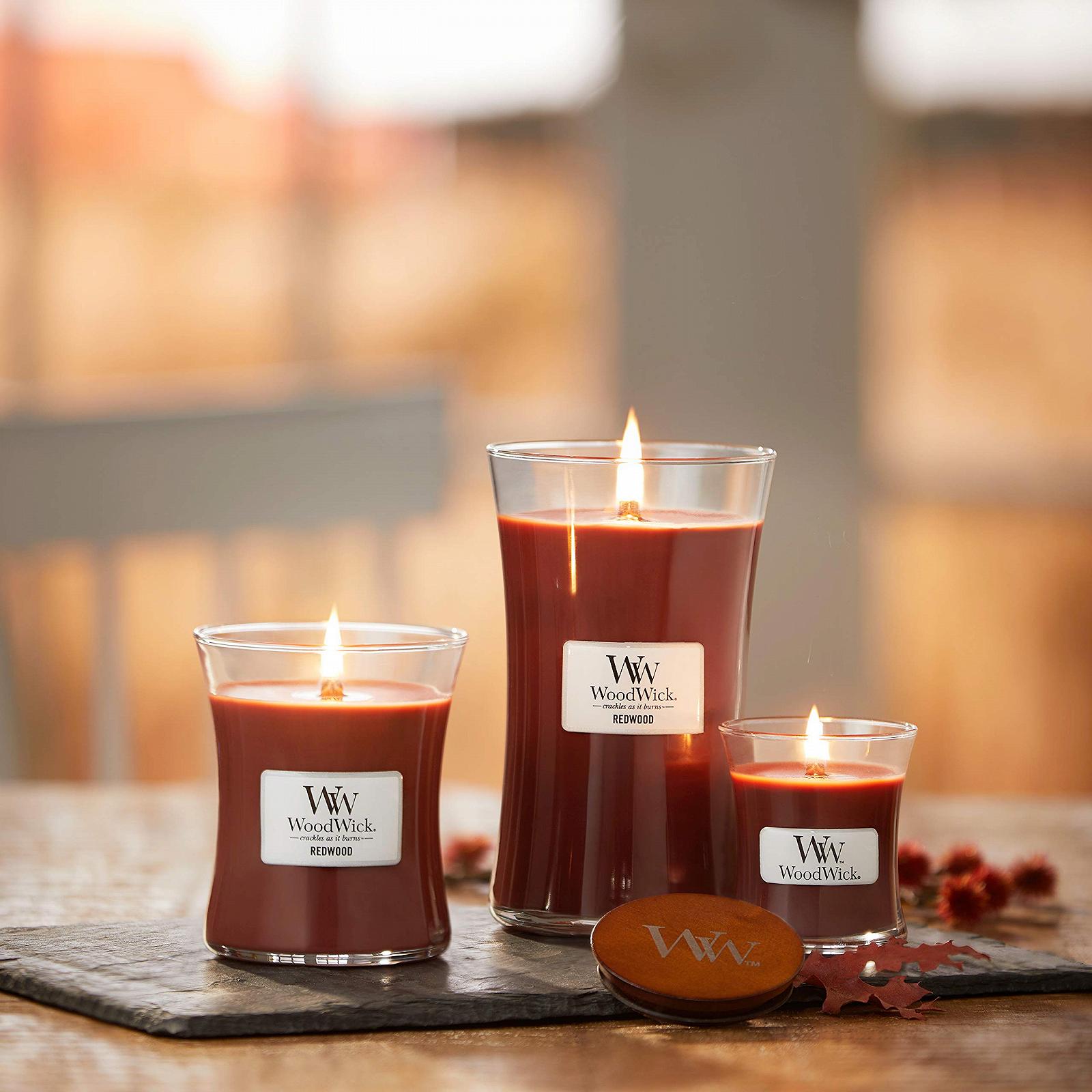 Свеча WoodWick с ароматом с потрескивающим фитилем, фото №3
