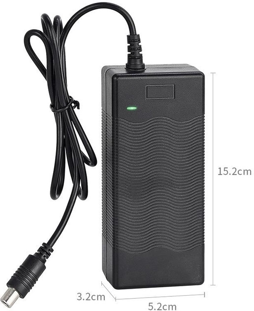 Зарядное устройство Xiamen 42 V для электросамокатов Black 050572, фото №2