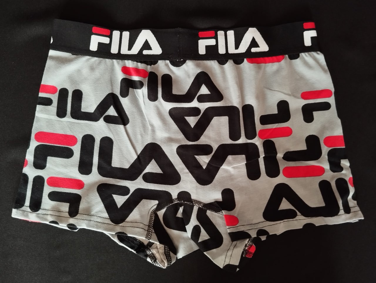 Чоловічі сірі труси боксери Fila, фото №2