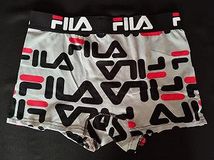 Чоловічі сірі труси боксери Fila synthetic.ua - Фото 1