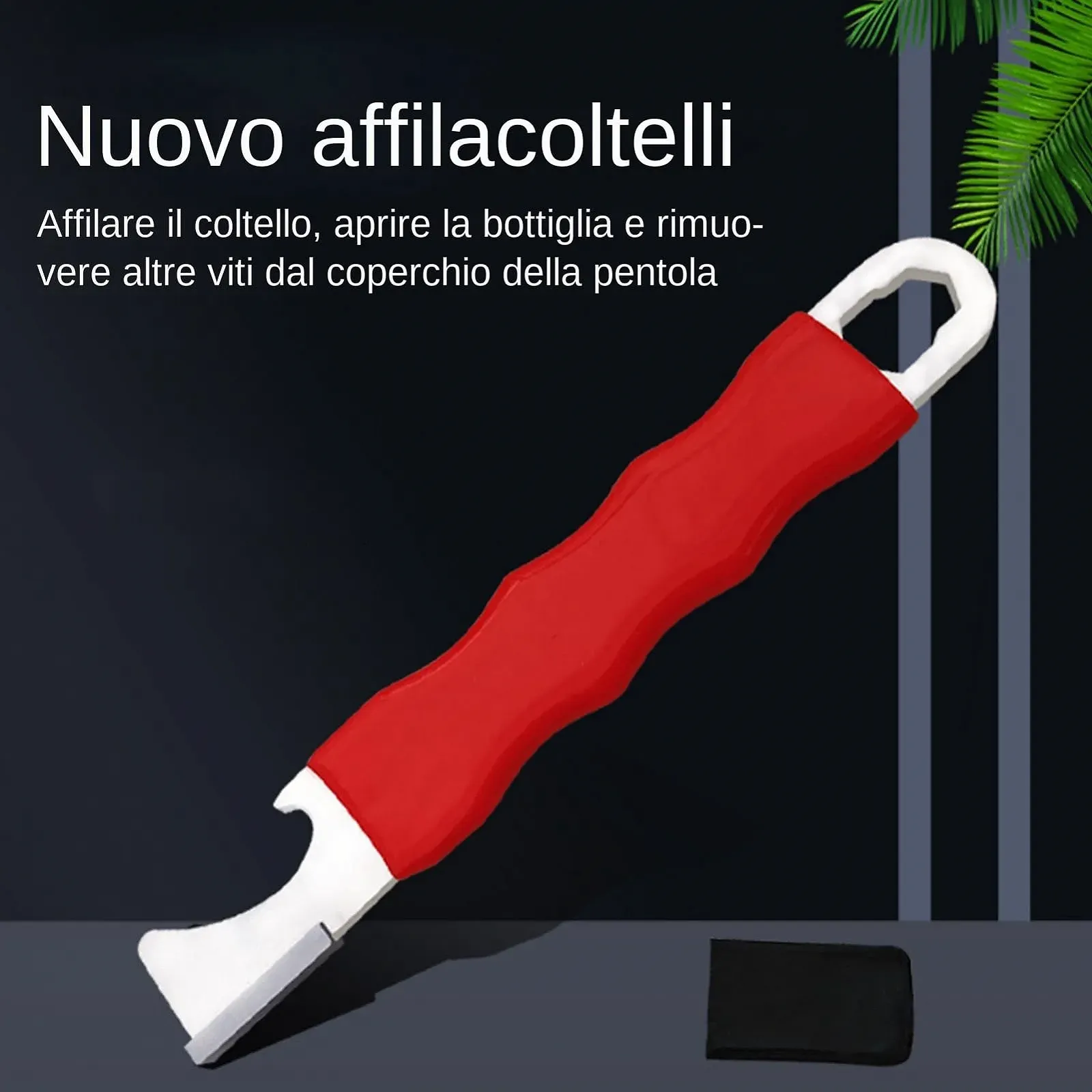 Точилка для ножиць та кухонних ножів багатофункціональна з відкривачкою та викруткою, фото №8