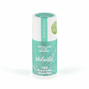 Денний крем Malantis GreenTea Anti-Ageing з гіалуроновою кислотою, вітаміном E та гідролатом зеленого чаю 50 мл - Фото 1