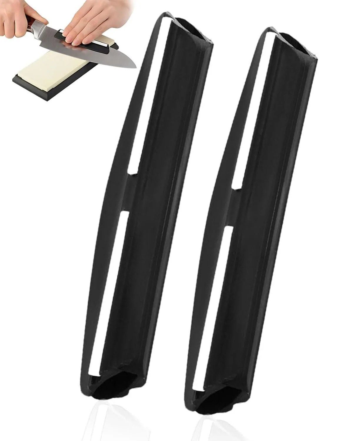 Держатель угла заточки ножей Set of 2 10 см Black, фото №1 Держатель угла заточки ножей Set of 2 10 см Black, фото №1