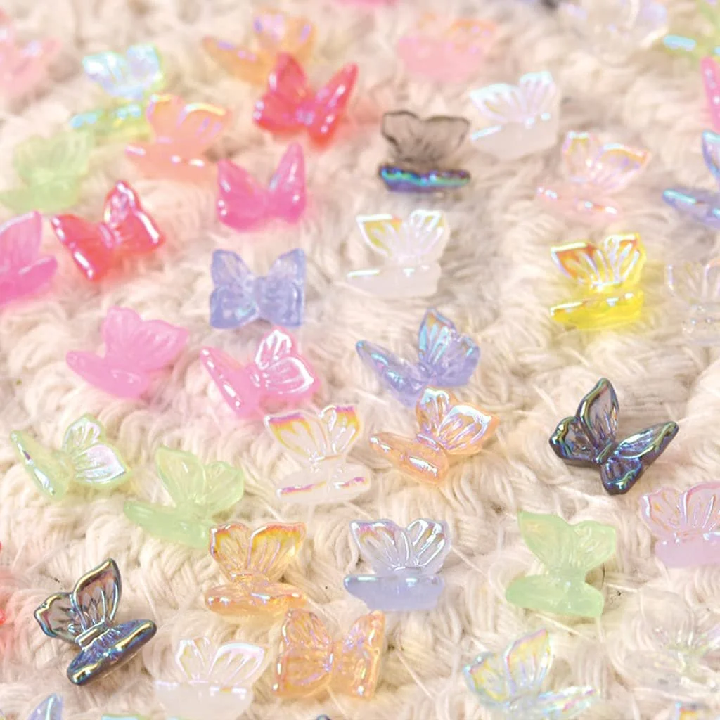 3D Декор Бабочки Характеристики Кристалл для маникюра, 50 шт, фото №3