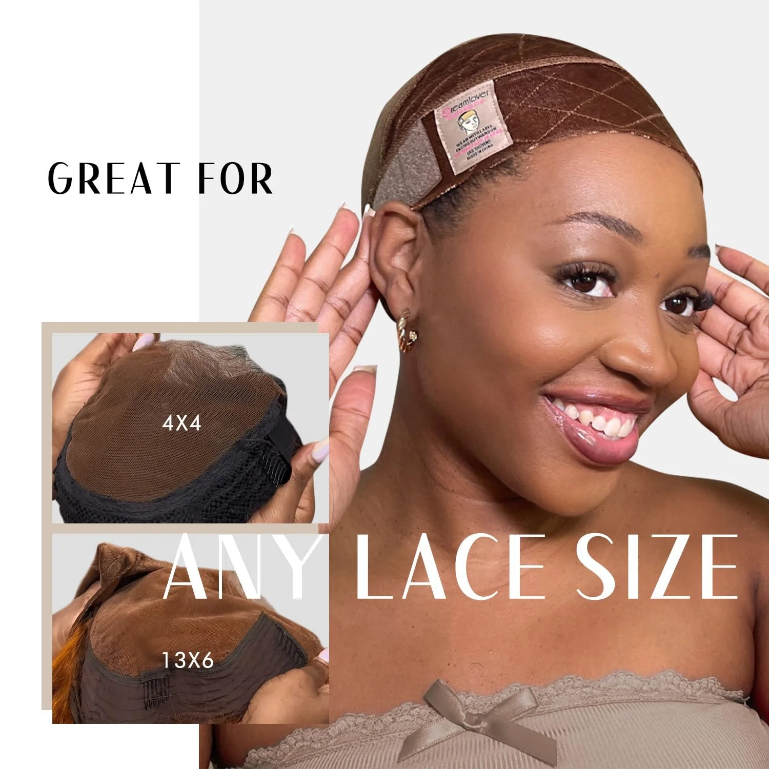 Пов'язка для перуки Dreamlover Нековзка регульована, фото №3