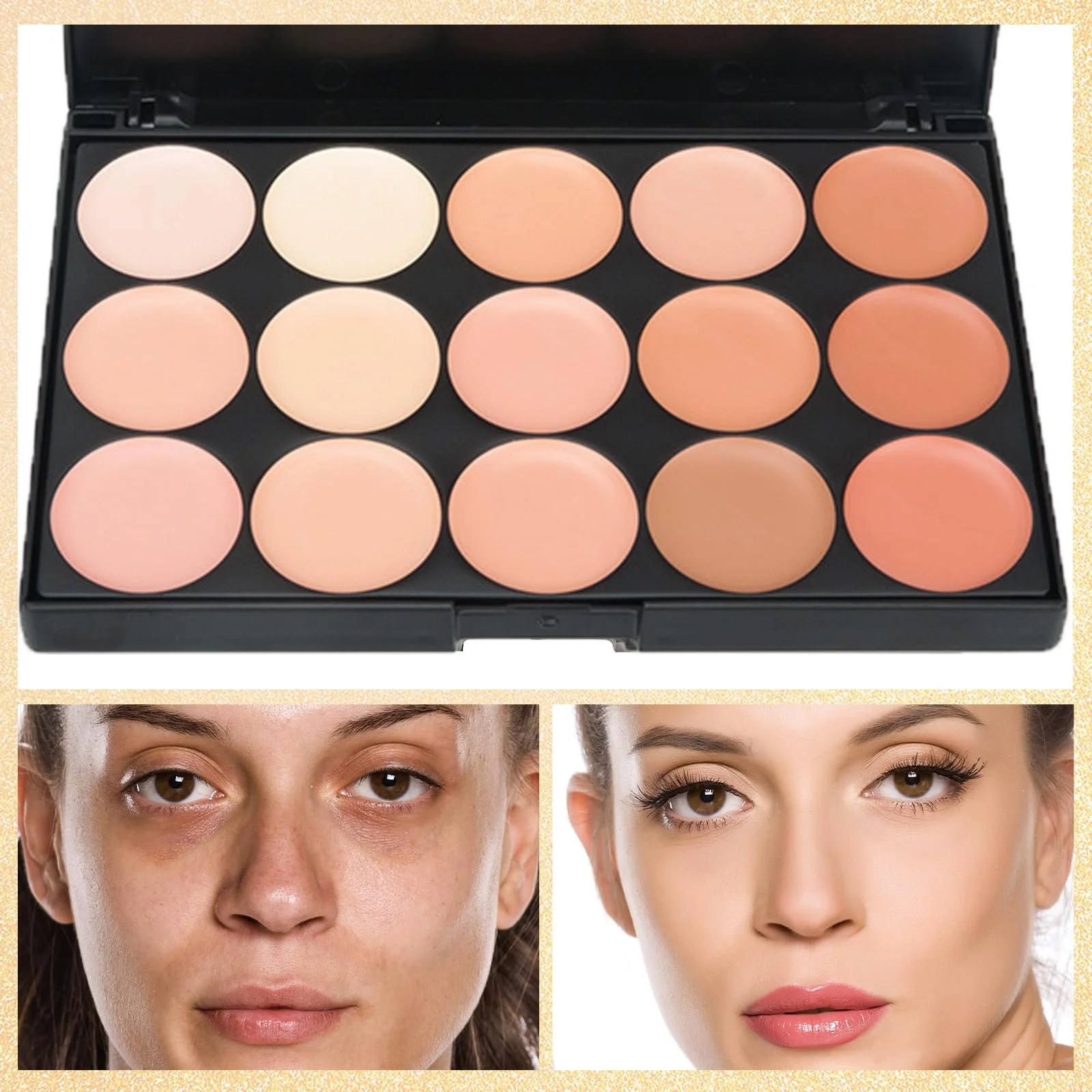 Палетка коректорів JacCherry 15 кольорів #2, фото №3