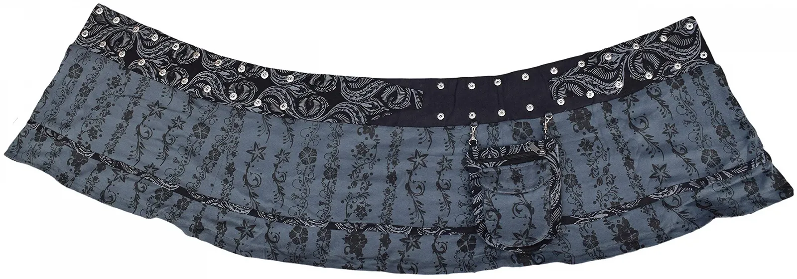 Спідниця Gheri Коротка Квіткова Знімна Кишеня Двостороння Бавовняна, фото №3