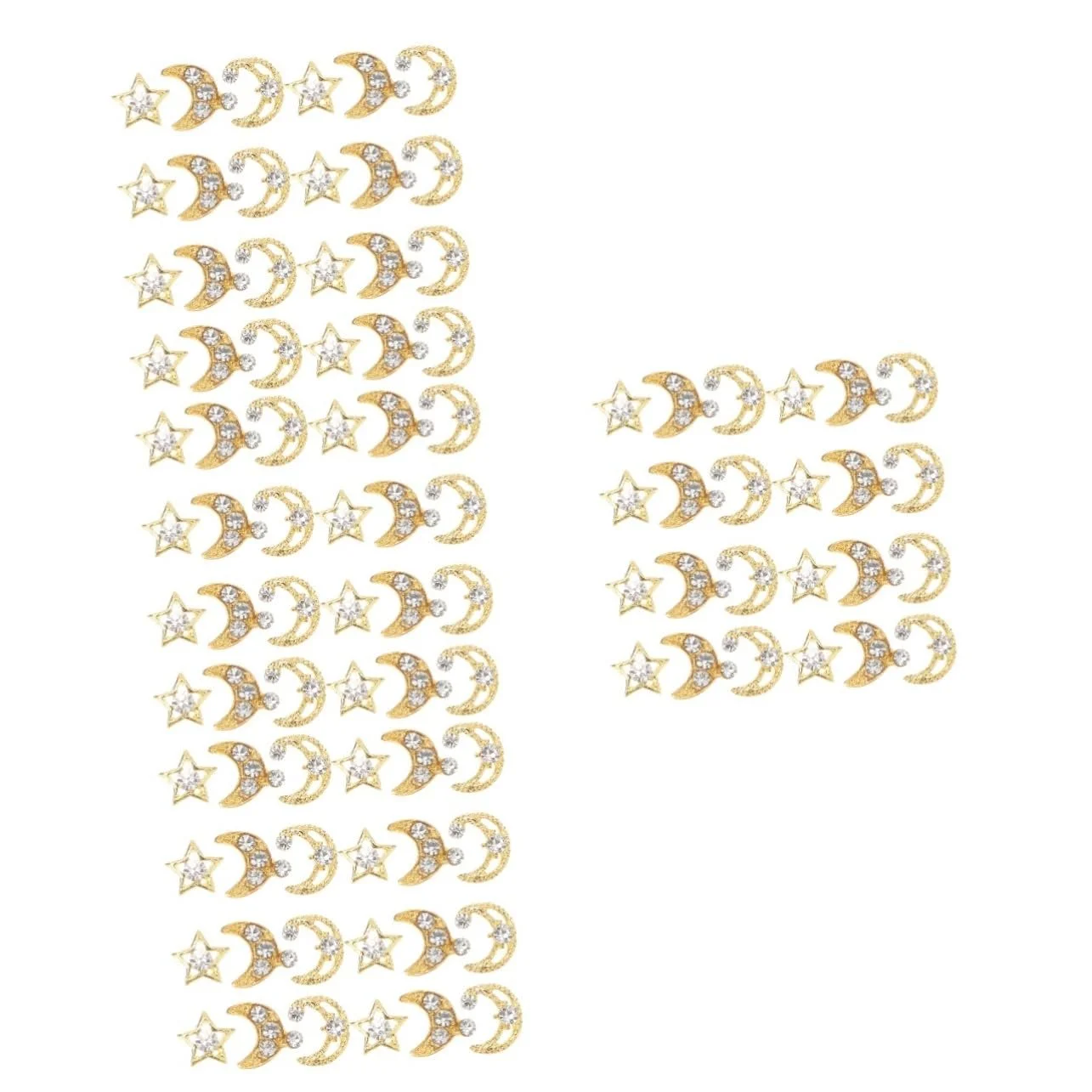 Украшения для ногтей Звезда-Луна Healeved 120шт, фото №1 Украшения для ногтей Звезда-Луна Healeved 120шт, фото №1