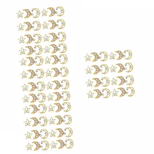 Украшения для ногтей Звезда-Луна Healeved 120шт - Фото 1