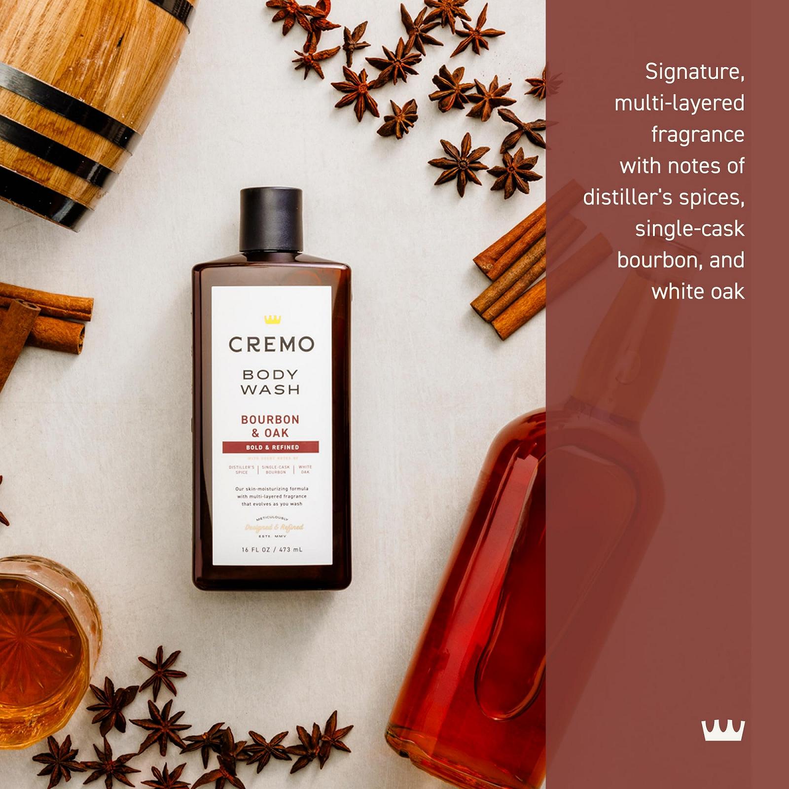 Гель для душа Cremo Bourbon and Oak 473 мл, фото №2