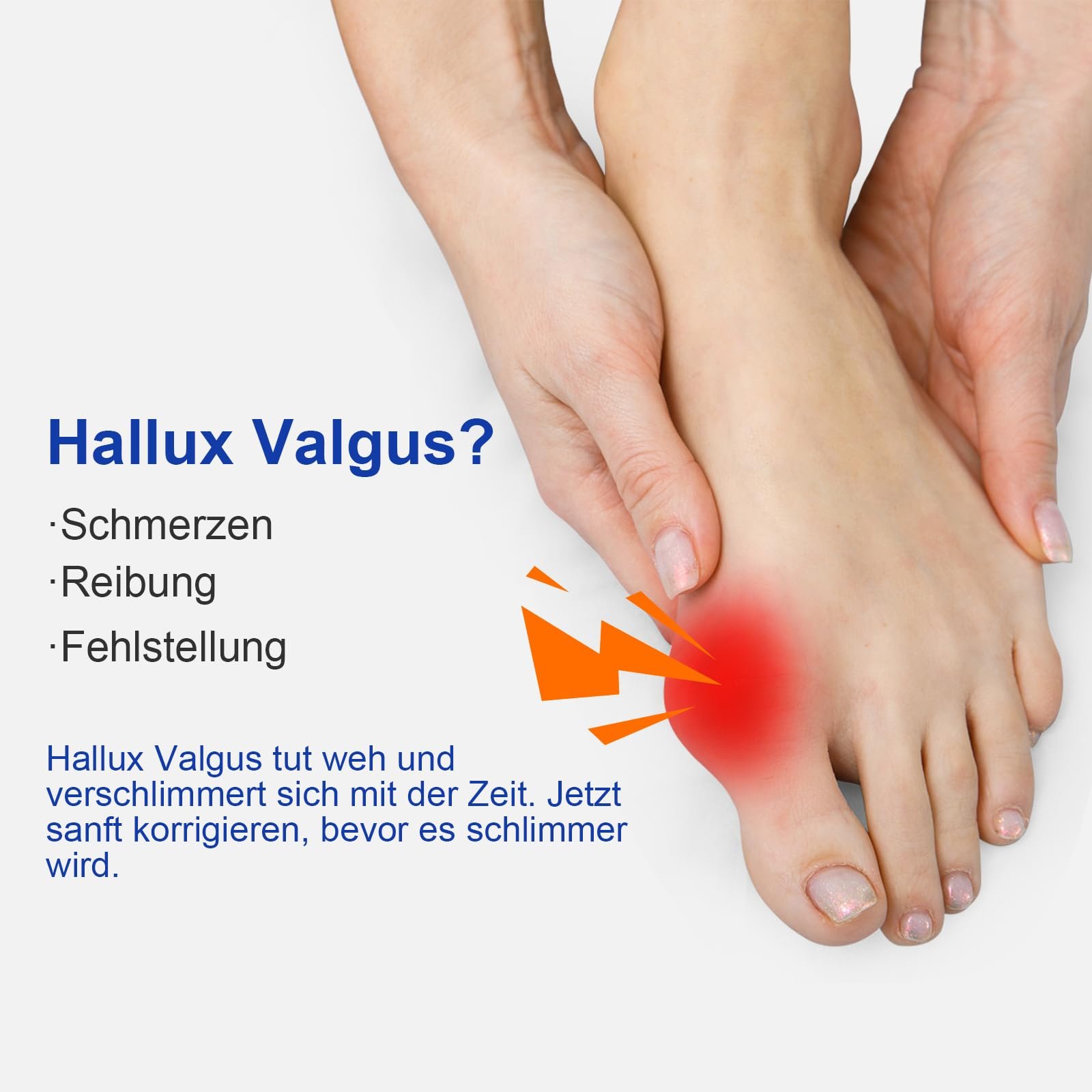 Шина для корекції Hallux Valgus, набір для корекції вальгусної деформації великого пальця стопи, фото №2 Шина для корекції Hallux Valgus, набір для корекції вальгусної деформації великого пальця стопи, фото №2
