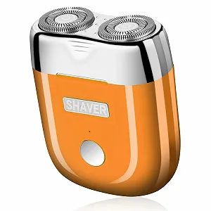 Міні-електробритва LOPHE Capsule роторна портативна 9500 RPM акумуляторна Помаранчева - Фото 1