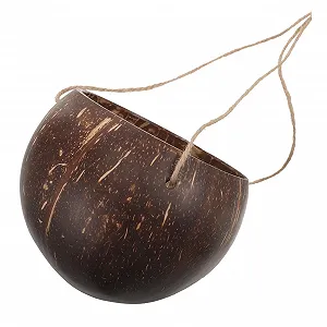 Подвесной цветочный горшок Supvox из кокосовой скорлупы - Фото 1