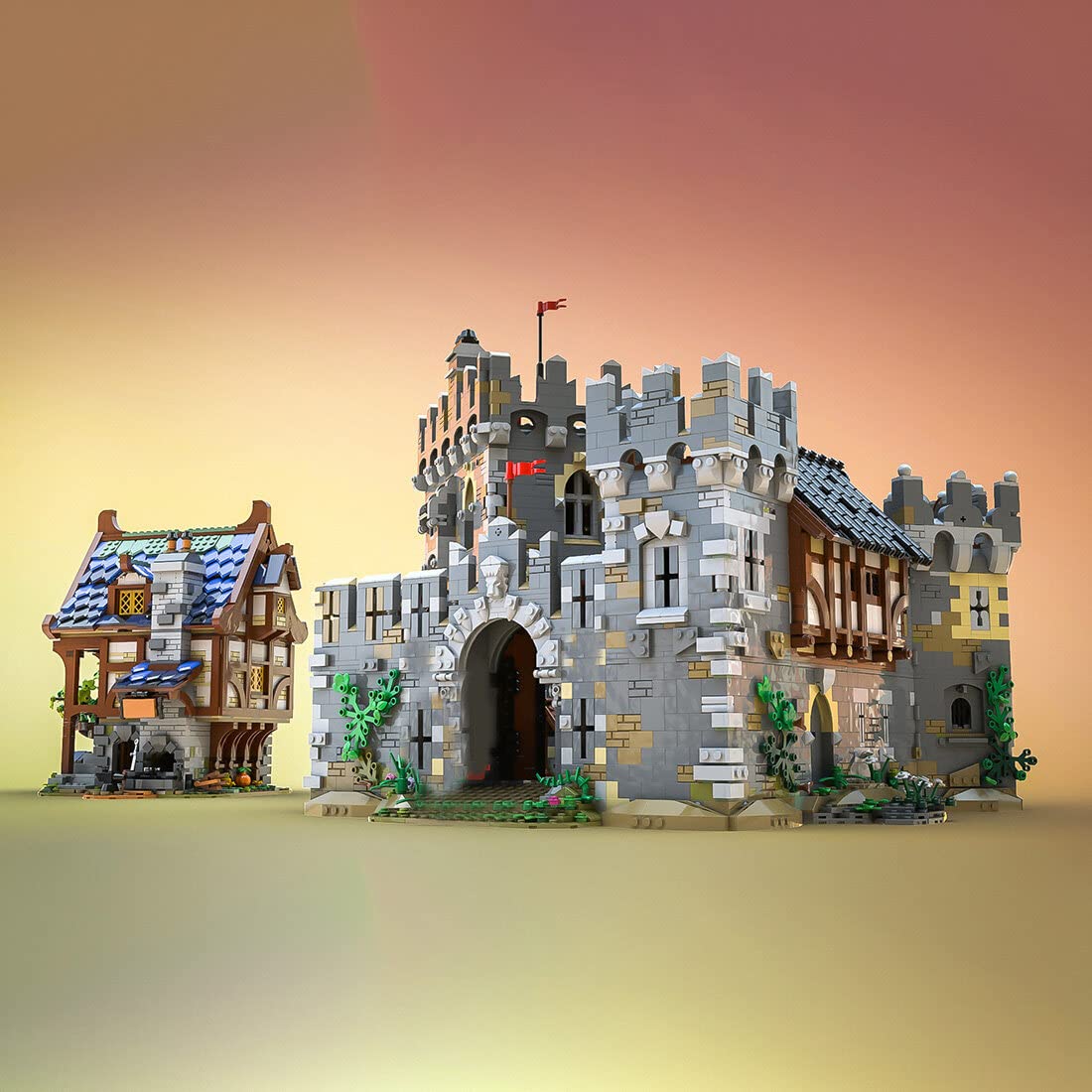 Конструктор APAP MOC-68151 Замок у середньовічному стилі 7500+ деталей, фото №7