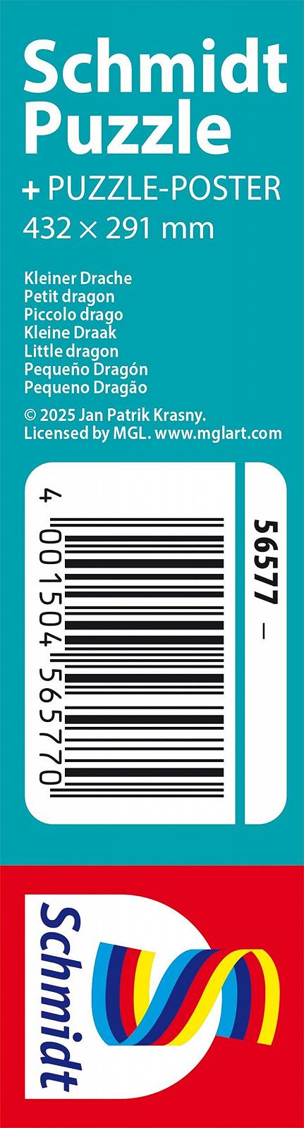 Детский пазл Schmidt Spiele Little Dragon 56577 150 деталей из травяного картона, фото №2 Детский пазл Schmidt Spiele Little Dragon 56577 150 деталей из травяного картона, фото №2