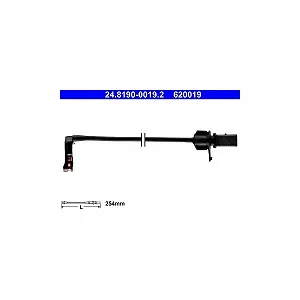 Датчик износа тормозных колодок ATE 24.8190-0019.2 передняя ось - Фото 1