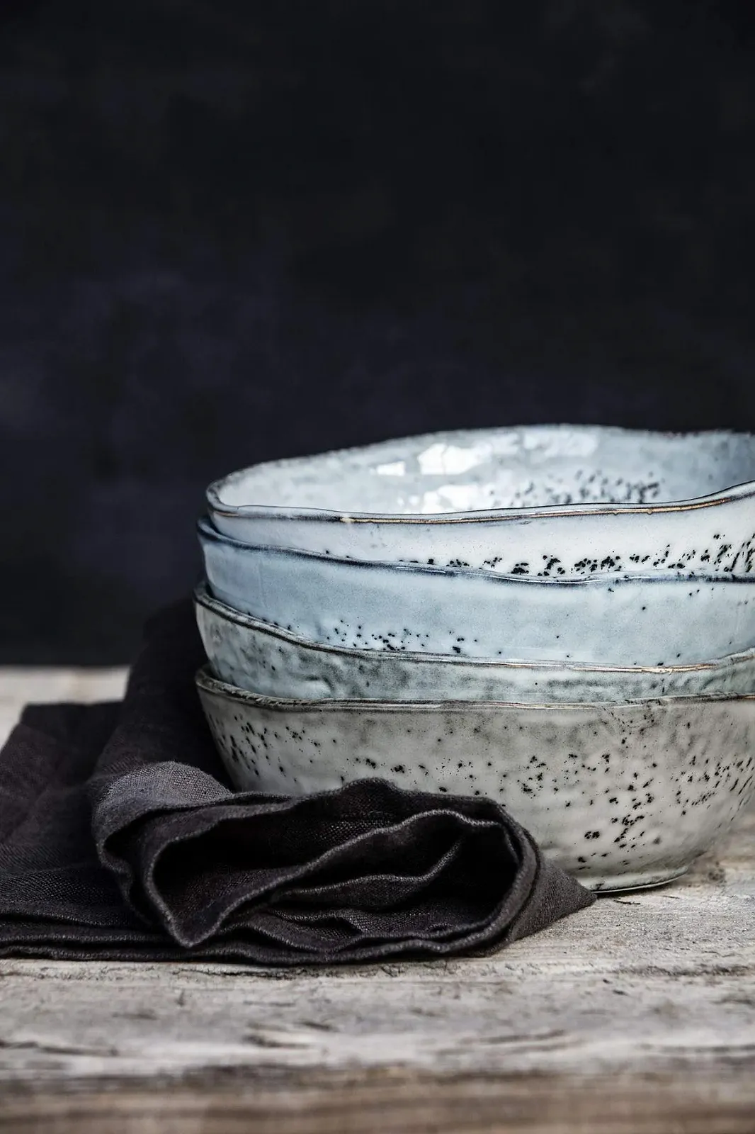 Миска для пластівців House Doctor Stoneware 14 cm 4.5 cm Сірий, фото №7