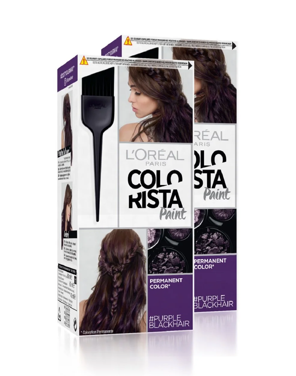Фарба для волосся L'Oréal Paris Colorista Permanent Hair Colour 3.16 Фіолетовий (2 шт.), фото №1 Фарба для волосся L'Oréal Paris Colorista Permanent Hair Colour 3.16 Фіолетовий (2 шт.), фото №1