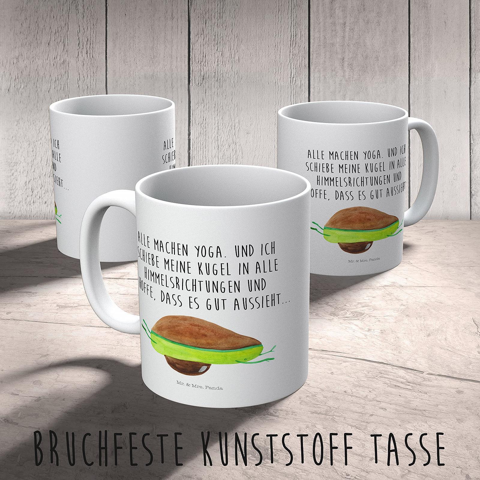 Дитяча чашка Mr. & Mrs. Panda Авокадо Йога Пластикова чашка, фото №4