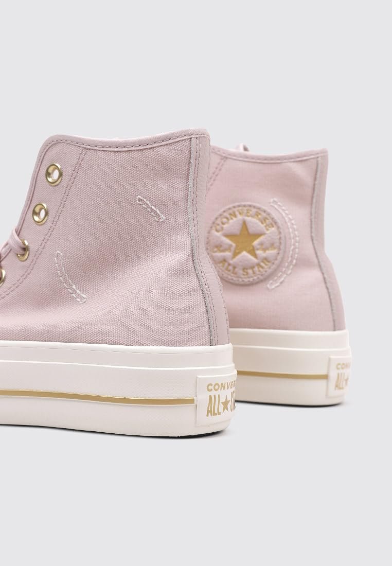Кеды Converse All Star Lift Серый/Бежевый/Золотой, фото №5