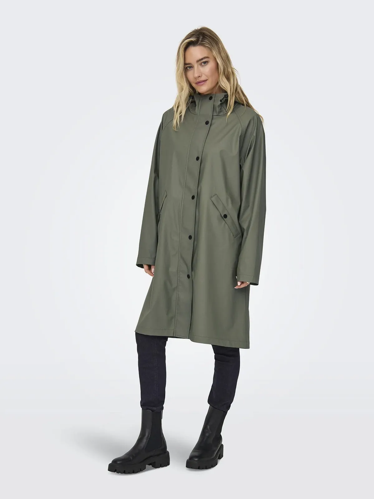 Пальто ONLY Onlelisa Cc Otw Nc Жіночий Довгий, фото №5 Пальто ONLY Onlelisa Cc Otw Nc Жіночий Довгий, фото №5