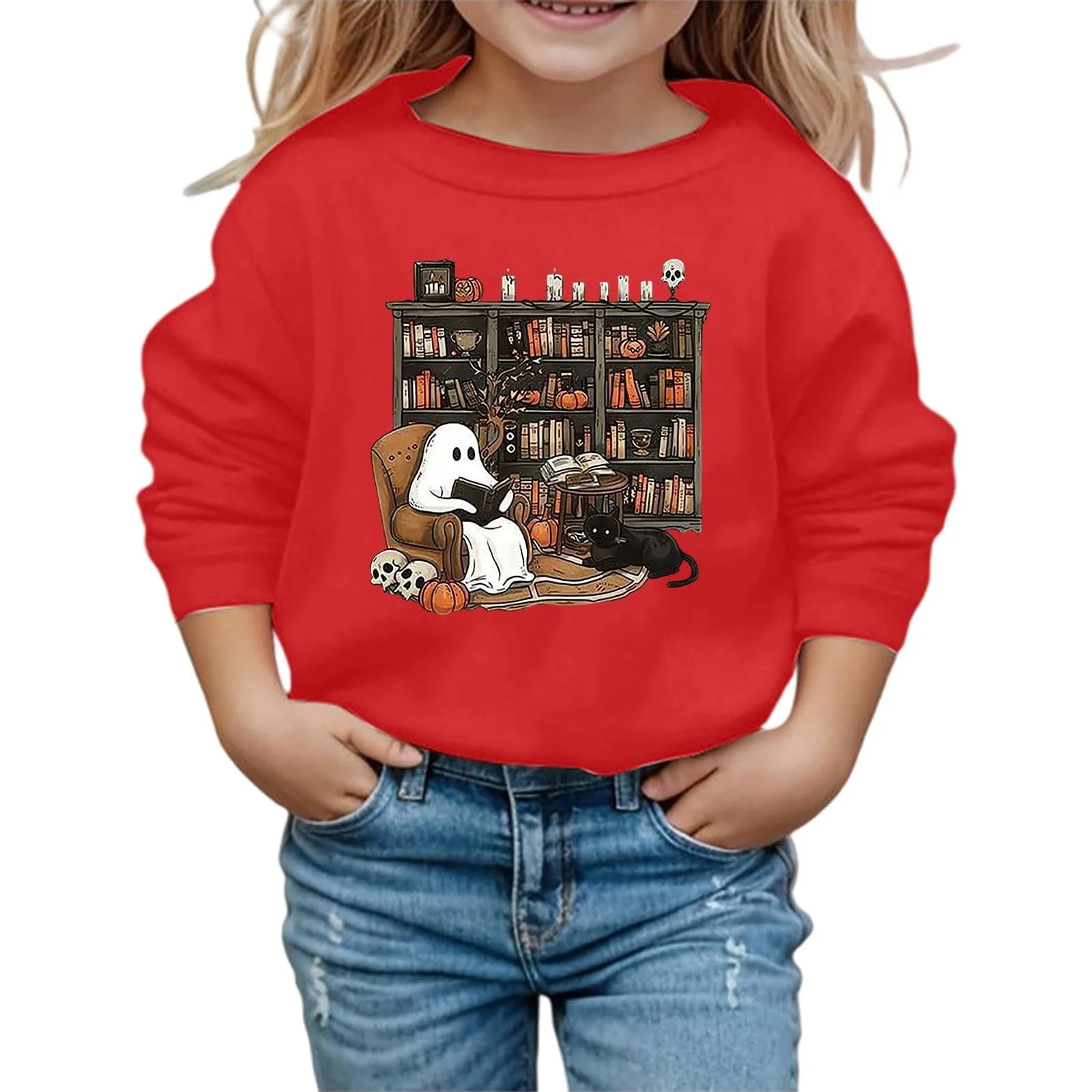 Толстовка для дівчат з довгими рукавами, фото №2