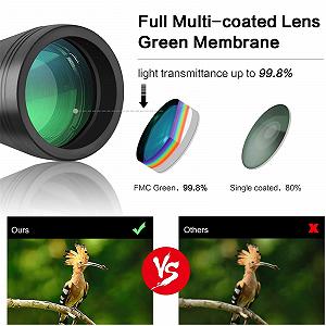 Монокулярный телескоп BAK4 Призма 18x62 космический монокуляр synthetic.ua - Фото 1