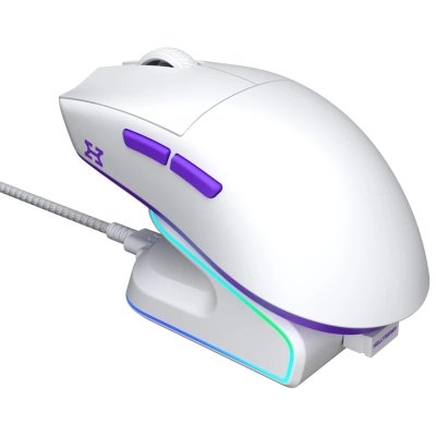 Мышка Hator Hellyberry HM47 Wireless White/Violet (HM47_white_violet), фото №8