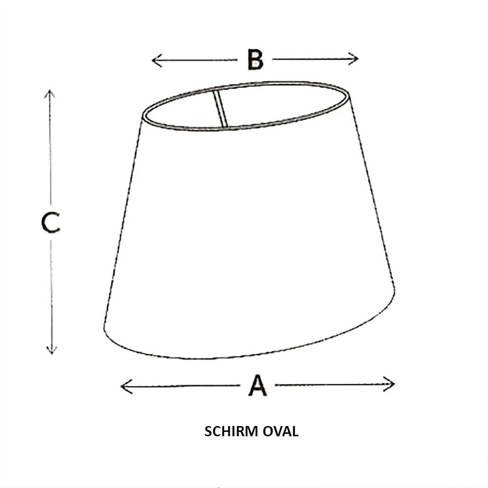 Настільна лампа Sweetheart Овальна Метал Бежевий, фото №5