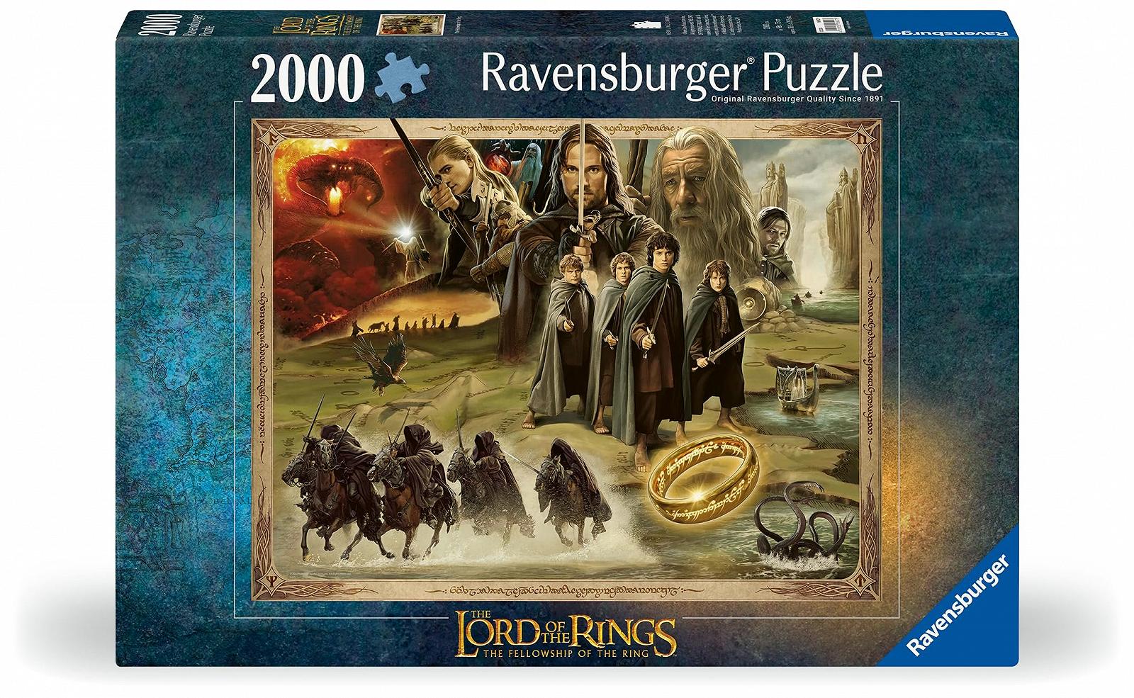 Пазл Ravensburger Lord of the Rings The Fellowship of The Ring 16927 2000 элементов 14+, фото №2
