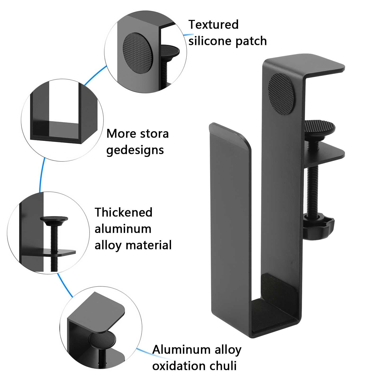 Держатель для ноутбука регулируемый настольный боковой, Подставка для ноутбука, Вертикальный подвесной держатель для ноутбука, ПК, Настольный, Боковой органайзер для ноутбука, MacBook, Документов, фото №5