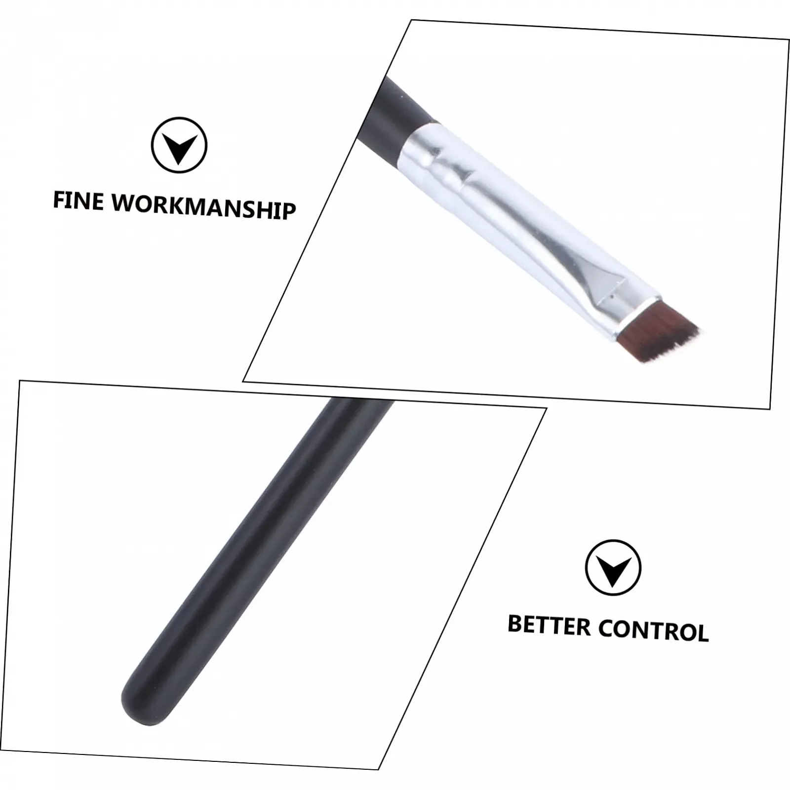 Набір кутових пензлів для брів FOMIYES 36 штук, аплікатори, фото №2