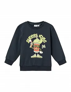 Толстовка NAME IT Nmmnolan Nreg Sweat Box Bru для хлопчиків - Фото 1