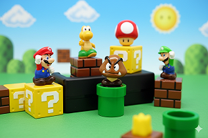 Набір фігурок  Супер Маріо Super Mario міні іграшки 5 шт 5 см - Фото 1