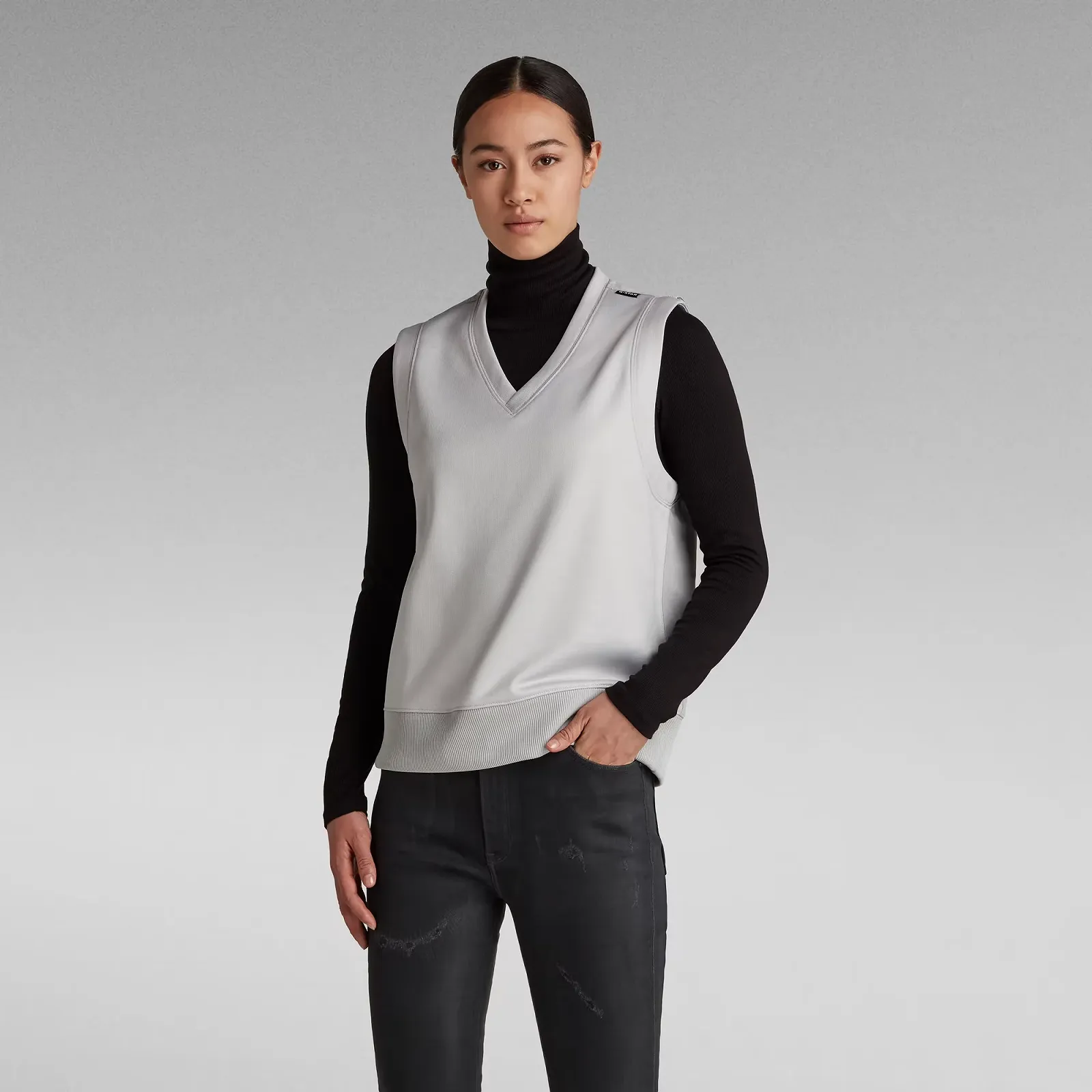 Женская майка G-Star RAW Fabric Mix Spencer - XS, фото №1