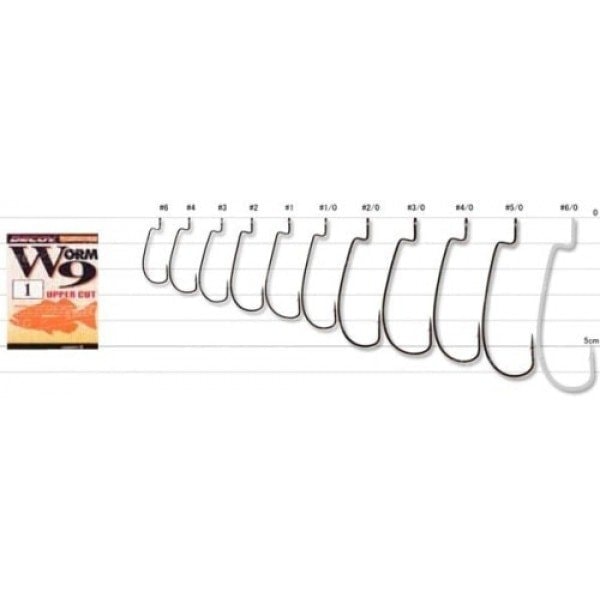 Worm 9 Upper Cut 1 9шт крючок Decoy, фото №1 Worm 9 Upper Cut 1 9шт крючок Decoy, фото №1