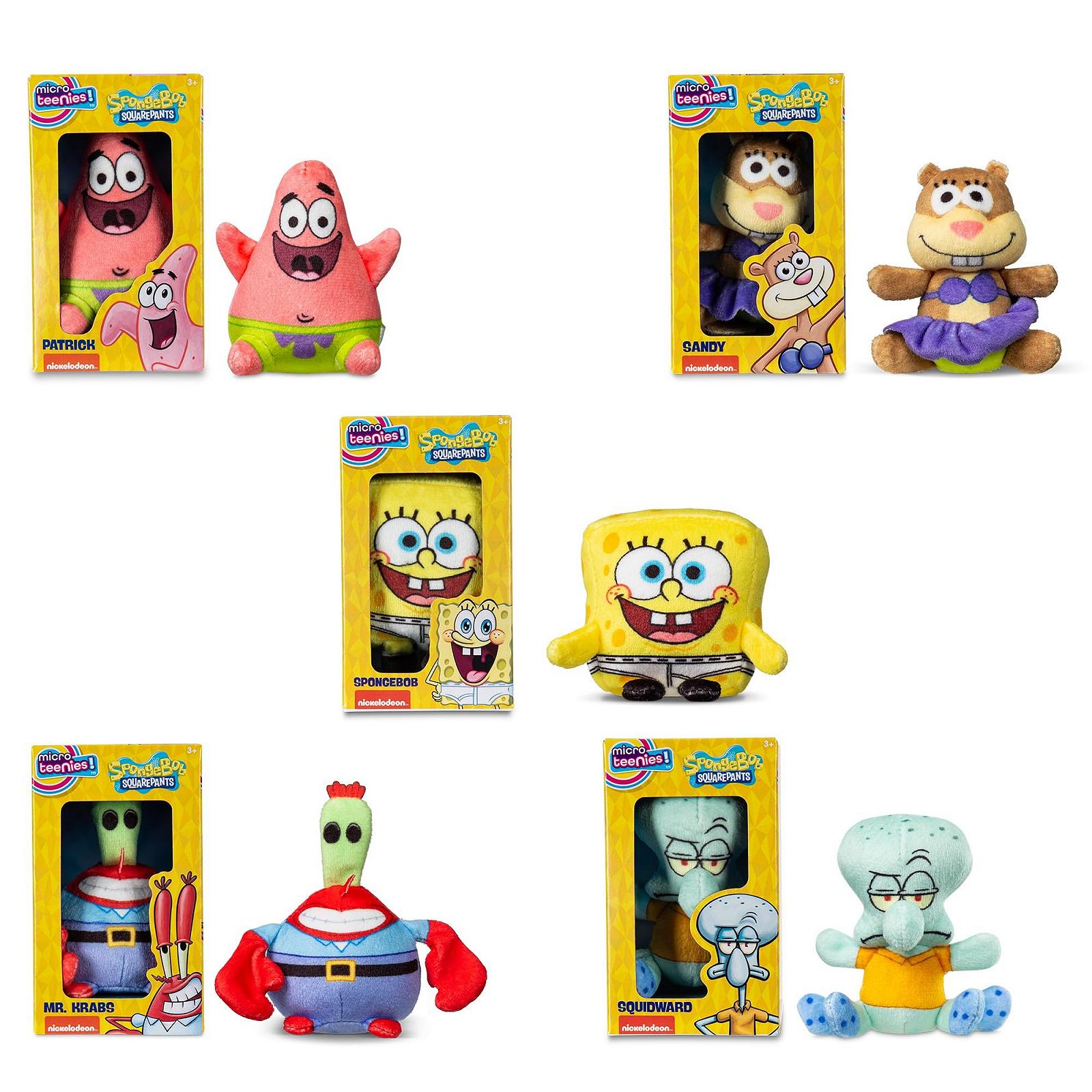 Фігурка Basic Fun Spongebob Squarepants Micro Teenies, колекційний набір, 5 шт, з 3 рідкісними фігурками, фото №3