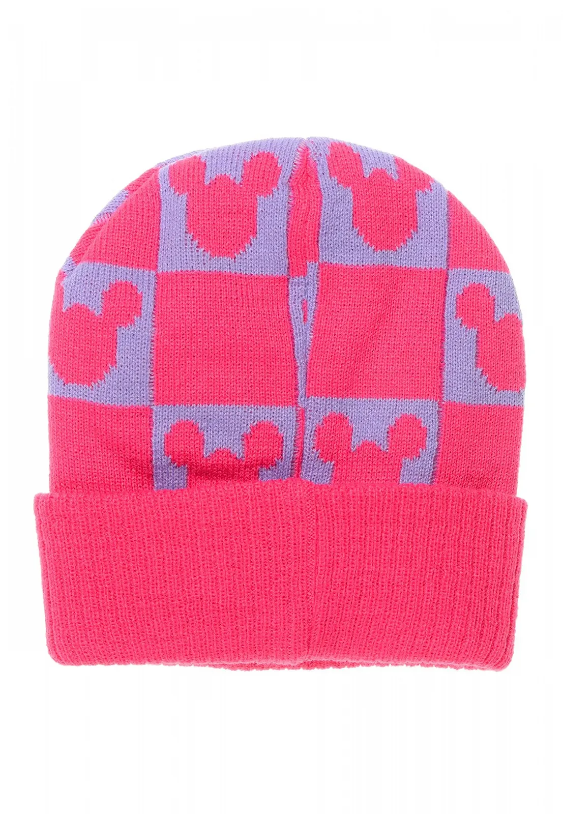 Шапка дитяча Minnie Mouse Зимова Вязана, рожева, фото №2