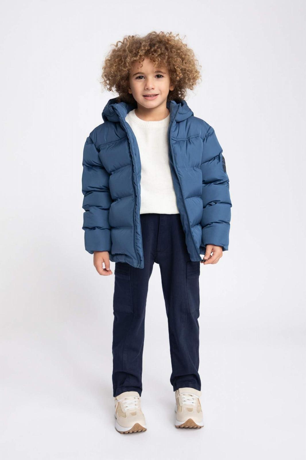 Зимняя куртка DeFacto для мальчиков, стандартный крой, с капюшоном, фото №5